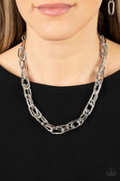 Paparazzi Tough Call Necklace Silver