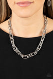 Paparazzi Tough Call Necklace Silver