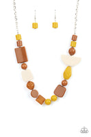 Paparazzi Tranquil Trendsetter Necklace Yellow