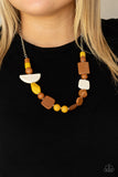 Paparazzi Tranquil Trendsetter Necklace Yellow