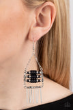 Paparazzi Tribal Tapestry Earrings Black