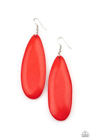 Paparazzi Tropical Ferry Earrings Red