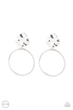 Paparazzi Undeniably Urban Earrings Silver (Clip Ons)