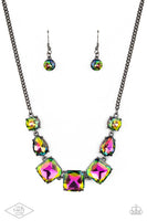 Paparazzi Unfiltered Confidence Necklace Multi (Oil Spill)