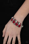 Paparazzi Urban Crest Bracelet Red