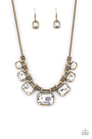 Paparazzi Urban Extravagance Necklace Brass & Call Me Old-Fashioned Necklace Brass