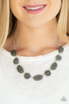 Paparazzi Vintage Vogue Necklace Silver