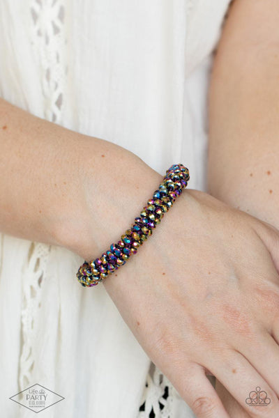 Paparazzi Wake Up and Sparkle Bracelet Multi (Oil Spill)