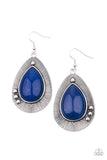 Paparazzi Western Fantasy Earrings Blue