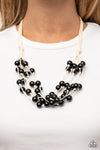 Paparazzi Yacht Catch Necklace Black