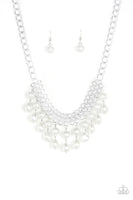 Paparazzi 5th Avenue Fleek Necklace White - Glitz By Lisa 