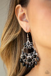 Paparazzi Garden Dream Earrings Black - Glitz By Lisa 