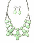 Paparazzi Goddess Glow Necklace Green