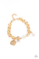 Paparazzi Lovable Luster Bracelet Gold