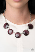 Paparazzi Ethereal Escape Necklace Purple - Glitz By Lisa 