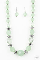 Paparazzi Dine and Dash Necklace Green - Glitz By Lisa 