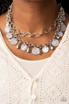 Paparazzi Beachfront Fabulous Necklace Silver