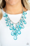 Paparazzi Irresistible Iridescence Necklace Blue - Glitz By Lisa 