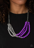 Paparazzi Layer After Layer Necklace Purple