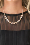 Paparazzi Simple Sheen Necklace Rose Gold