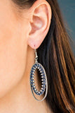 Paparazzi Marry Into Money Earrings Blue - Glitz By Lisa 