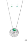 Paparazzi Lush Lattice Necklace Green