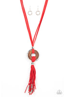 Paparazzi ARTISANS and Crafts Necklace Red