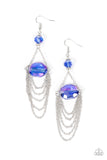 Paparazzi Ethereally Extravagant Earrings Blue