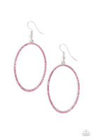 Paparazzi A Dazzling Distraction Necklace Pink and Dazzle On Demand Earrings Pink