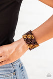 Paparazzi Island Expression Bracelet Brown - Glitz By Lisa 