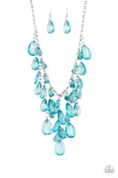 Paparazzi Irresistible Iridescence Necklace Blue - Glitz By Lisa 