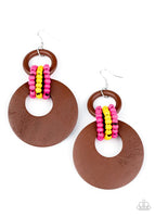 Paparazzi Beach Day Drama Earrings Multi