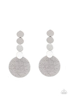 Paparazzi Idolized Illumination Earrings Silver