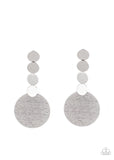 Paparazzi Idolized Illumination Earrings Silver