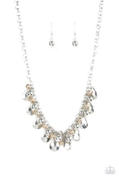 Paparazzi Stage Stunner Necklace Silver - Glitz By Lisa 