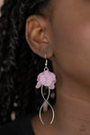 Paparazzi Lets Keep It ETHEREAL Earrings Pink - Glitz By Lisa 