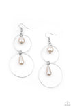 Paparazzi Cultured in Couture Earrings White