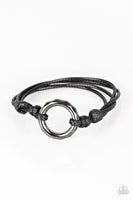 Paparazzi Urban Outsider Urban Bracelet Black - Glitz By Lisa 