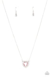 Paparazzi Out of the GLITTERY-ness of Your Heart Necklace Pink