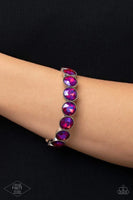 Paparazzi Number One Knockout Bracelet Multi (Oil Spill Pink)