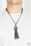 Paparazzi Old Town Road Urban Necklace Brown - Glitz By Lisa 