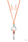 Paparazzi Tranquil Artisan Necklace Orange