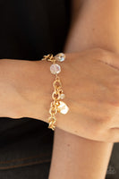 Paparazzi Lovable Luster Bracelet Gold