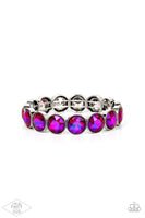 Paparazzi Number One Knockout Bracelet Multi (Oil Spill Pink)