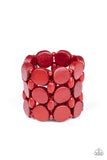 Paparazzi Cruising Coronado Bracelet Red