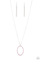 Paparazzi A Dazzling Distraction Necklace Pink and Dazzle On Demand Earrings Pink