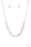 Paparazzi Simple Sheen Necklace Rose Gold