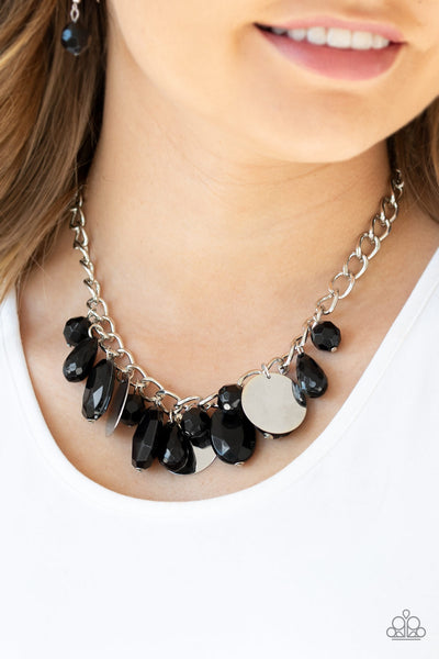 Paparazzi Treasure Shore Necklace Black