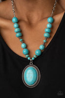 Paparazzi Home Sweet HOMESTEAD Necklace Blue