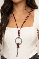 Paparazzi Tranquil Artisan Necklace Red